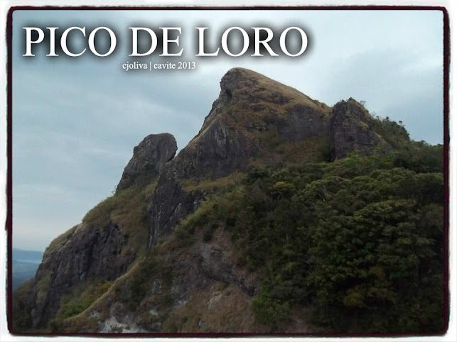 A view of the rocky monolith at Pico de Loro in Cavite during a birthday solo climb.