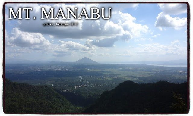 Scenic view from Mt. Manabu in Batangas with lush ridges and distant peak