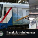 Train transfer route from Don Mueang Airport to Ratchathewi using SRT Airport Rail Link, MRT, and BTS Skytrain
